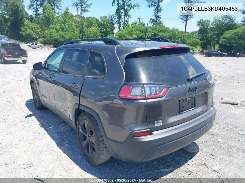 1C4PJLLB3KD405453 2019 Jeep Cherokee Altitude Fwd