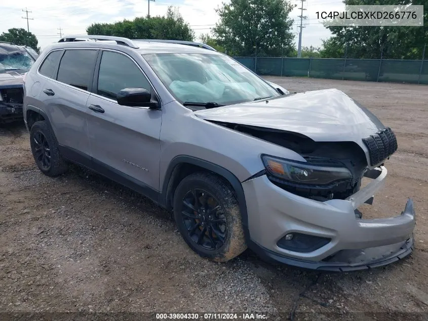 1C4PJLCBXKD266776 2019 Jeep Cherokee Latitude Fwd