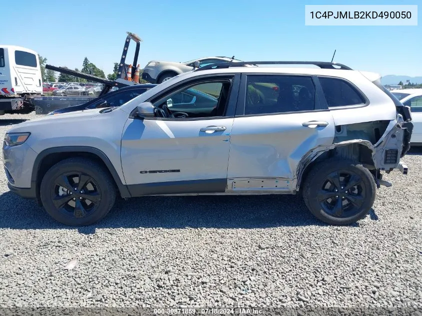 1C4PJMLB2KD490050 2019 Jeep Cherokee Altitude 4X4