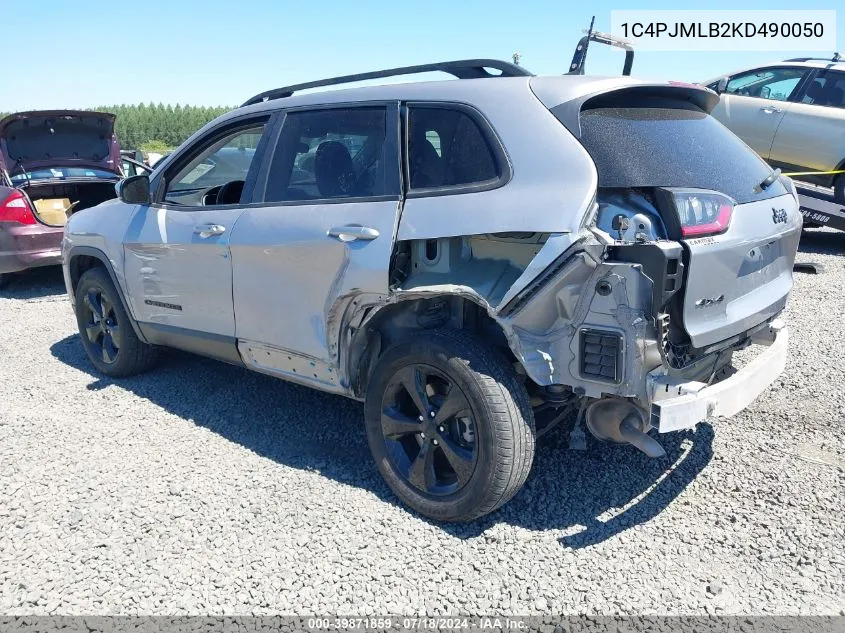 2019 Jeep Cherokee Altitude 4X4 VIN: 1C4PJMLB2KD490050 Lot: 39871859