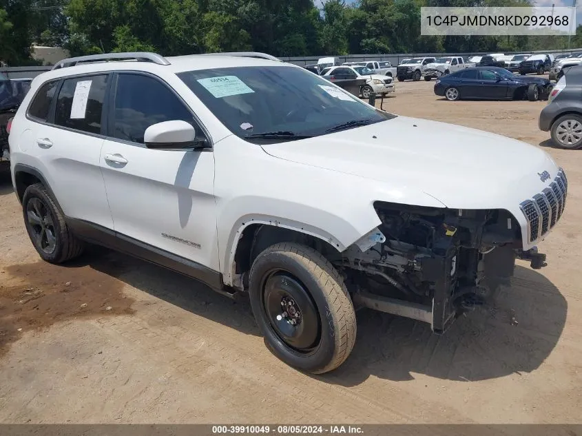 1C4PJMDN8KD292968 2019 Jeep Cherokee Limited 4X4