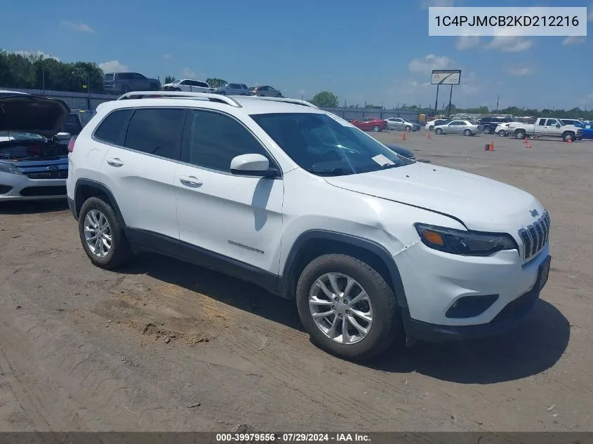 1C4PJMCB2KD212216 2019 Jeep Cherokee Latitude 4X4