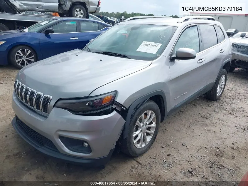 1C4PJMCB5KD379184 2019 Jeep Cherokee Latitude 4X4