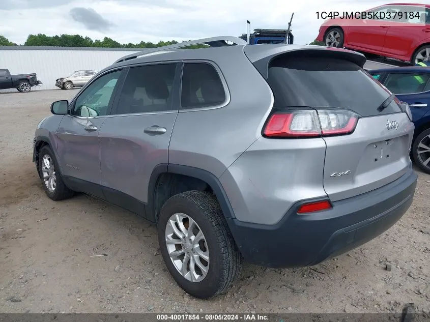 1C4PJMCB5KD379184 2019 Jeep Cherokee Latitude 4X4