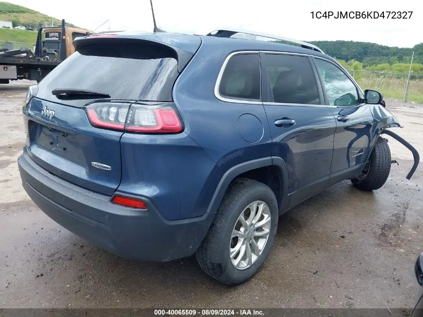 2019 Jeep Cherokee Latitude VIN: 1C4PJMCB6KD472327 Lot: 40065509