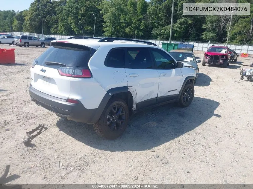 2019 Jeep Cherokee Upland 4X4 VIN: 1C4PJMCX7KD484076 Lot: 40072447