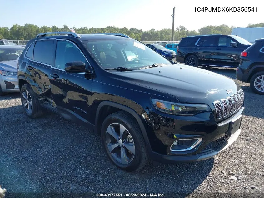 2019 Jeep Cherokee Limited 4X4 VIN: 1C4PJMDX6KD356541 Lot: 40177551