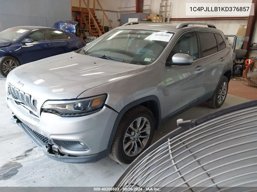 1C4PJLLB1KD376857 2019 Jeep Cherokee Latitude Plus Fwd