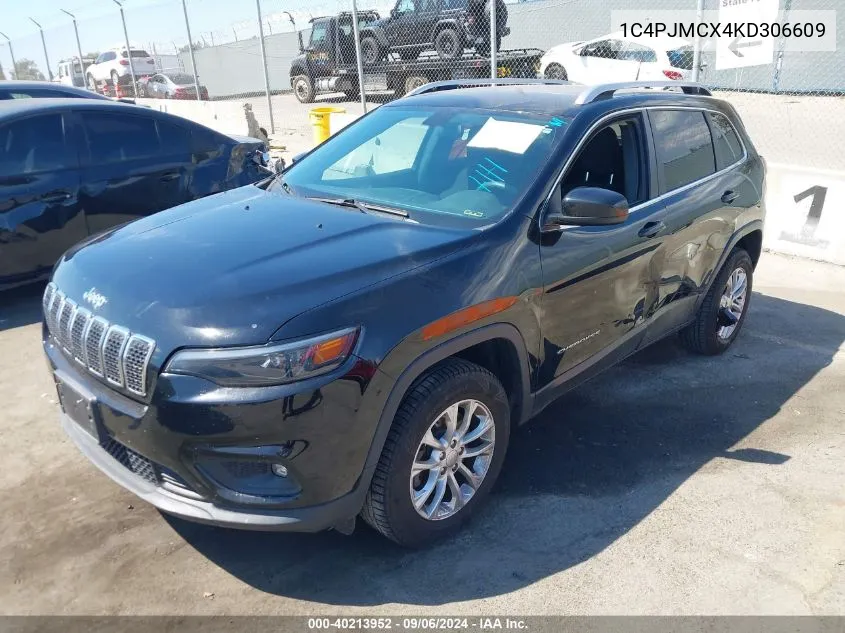 1C4PJMCX4KD306609 2019 Jeep Cherokee Latitude 4X4