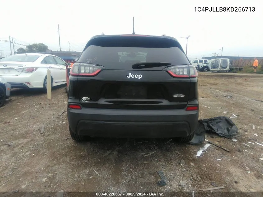 2019 Jeep Cherokee Latitude Plus Fwd VIN: 1C4PJLLB8KD266713 Lot: 40226567