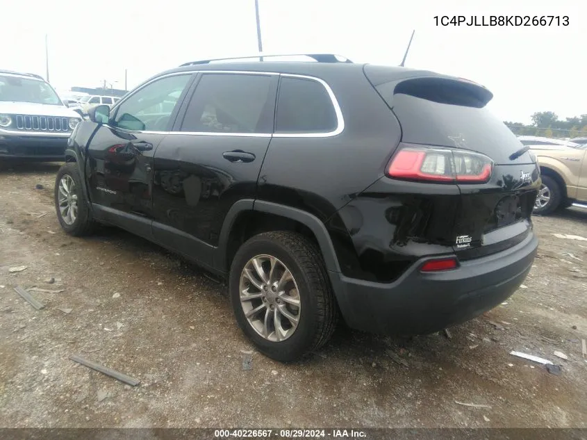 1C4PJLLB8KD266713 2019 Jeep Cherokee Latitude Plus Fwd