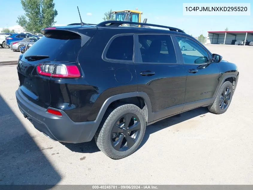 2019 Jeep Cherokee Altitude 4X4 VIN: 1C4PJMLNXKD295520 Lot: 40245781