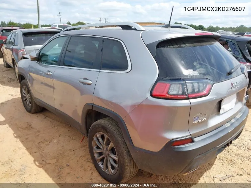 2019 Jeep Cherokee North VIN: 1C4PJMCX2KD276607 Lot: 40281852