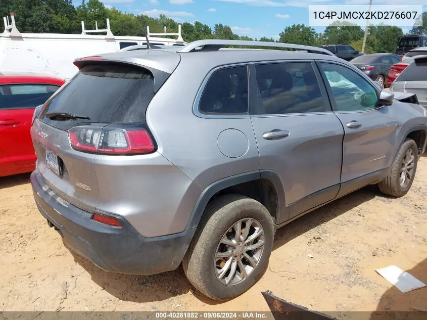 2019 Jeep Cherokee North VIN: 1C4PJMCX2KD276607 Lot: 40281852