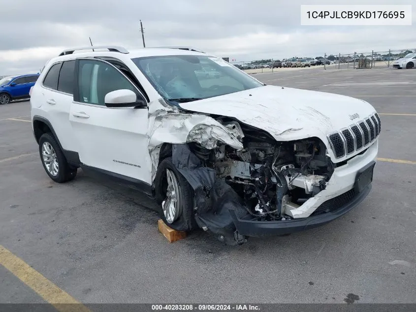 2019 Jeep Cherokee Latitude Fwd VIN: 1C4PJLCB9KD176695 Lot: 40283208