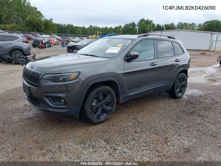 2019 Jeep Cherokee Altitude 4X4 VIN: 1C4PJMLB2KD426090 Lot: 40290258