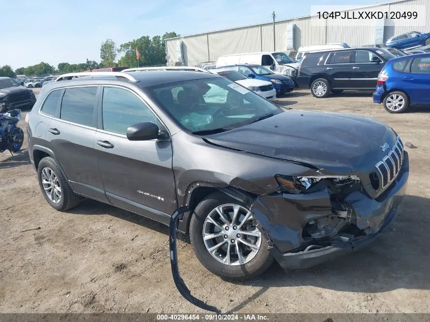 2019 Jeep Cherokee Latitude Plus Fwd VIN: 1C4PJLLXXKD120499 Lot: 40296454