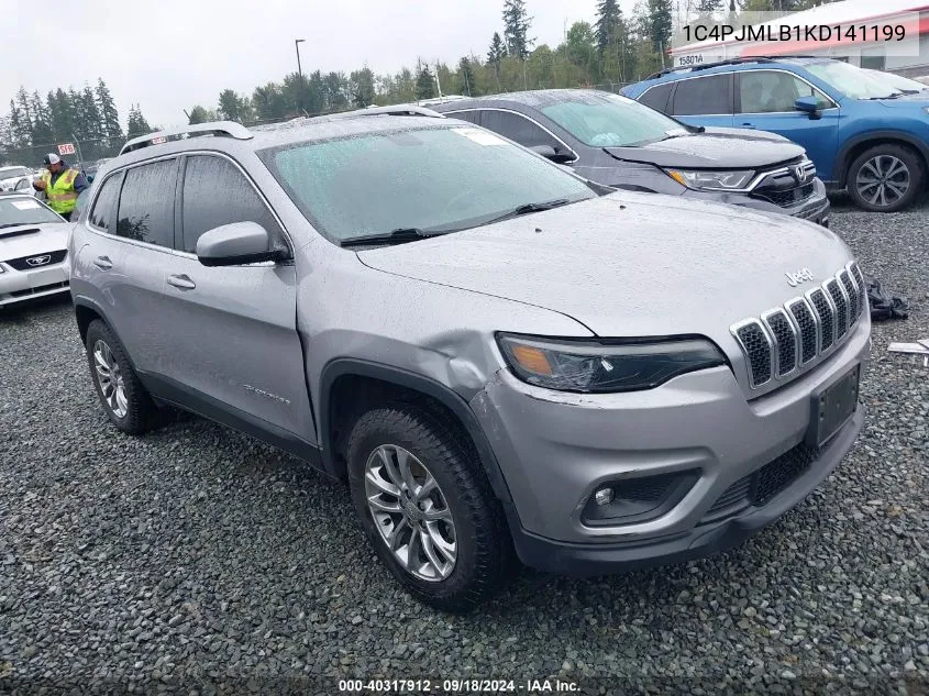 2019 Jeep Cherokee Latitude Plus 4X4 VIN: 1C4PJMLB1KD141199 Lot: 40317912