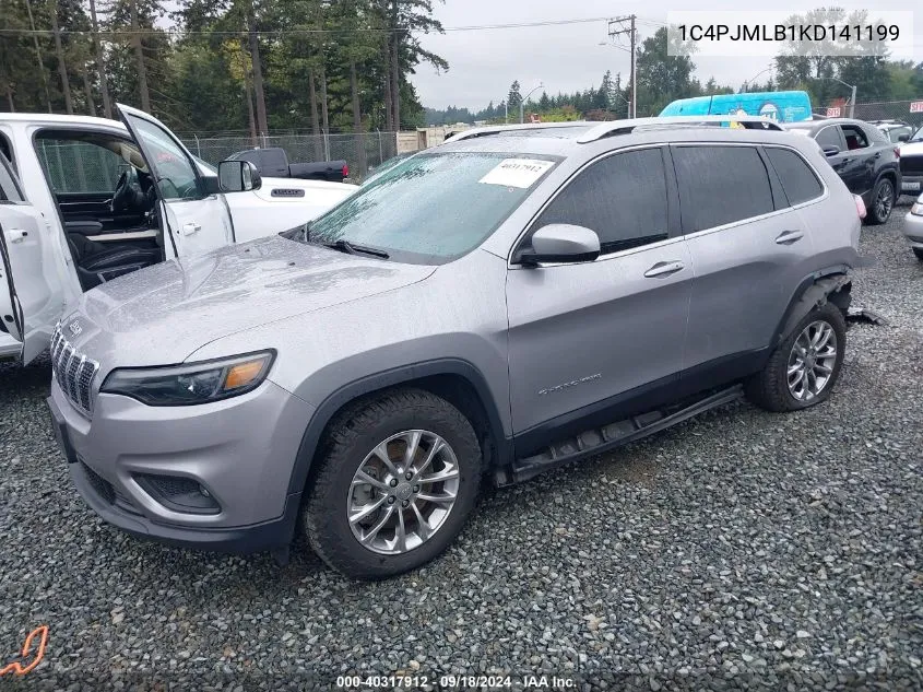 2019 Jeep Cherokee Latitude Plus 4X4 VIN: 1C4PJMLB1KD141199 Lot: 40317912