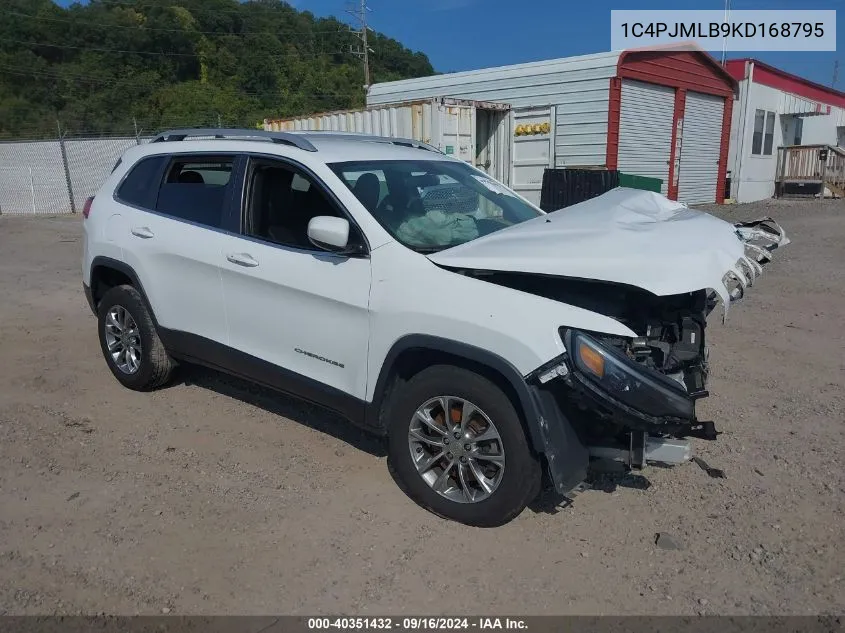 1C4PJMLB9KD168795 2019 Jeep Cherokee Latitude Plus 4X4