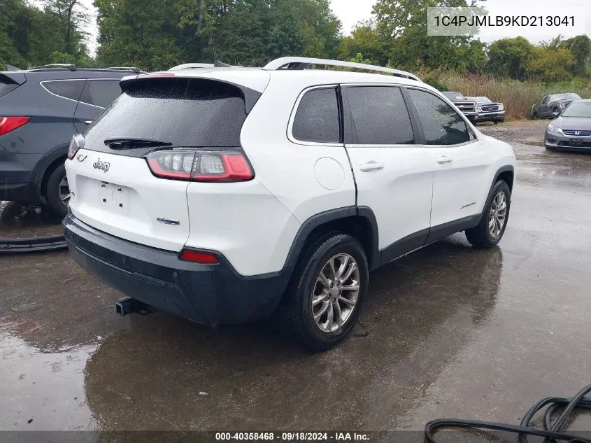 2019 Jeep Cherokee Latitude Plus 4X4 VIN: 1C4PJMLB9KD213041 Lot: 40358468