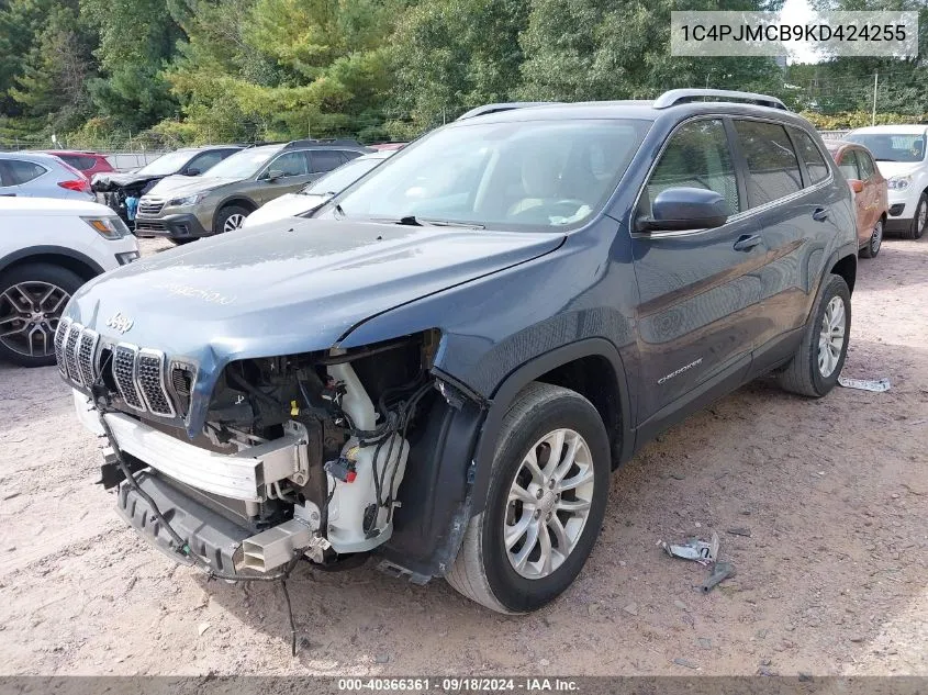 2019 Jeep Cherokee Latitude VIN: 1C4PJMCB9KD424255 Lot: 40366361