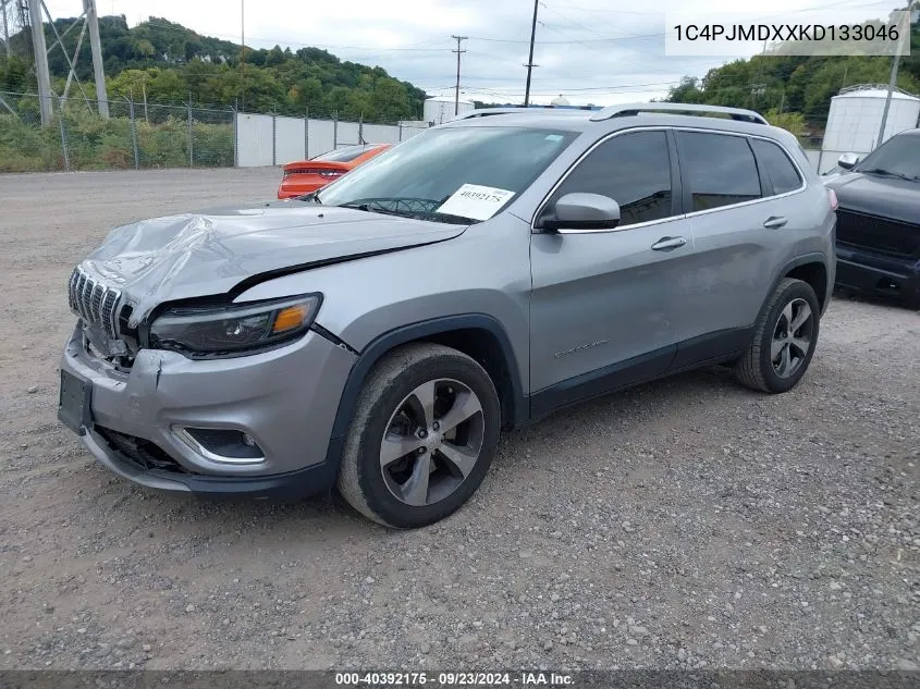 2019 Jeep Cherokee Limited 4X4 VIN: 1C4PJMDXXKD133046 Lot: 40392175