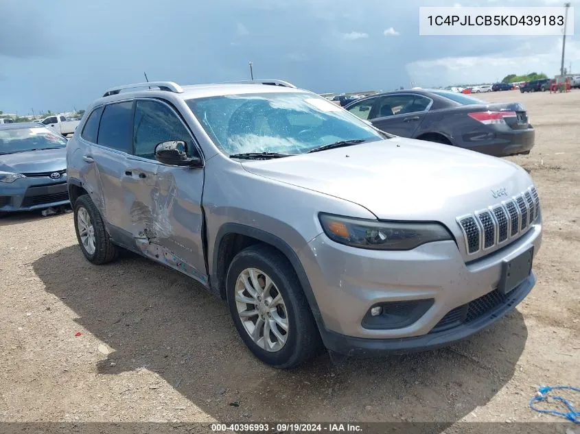 1C4PJLCB5KD439183 2019 Jeep Cherokee Latitude Fwd