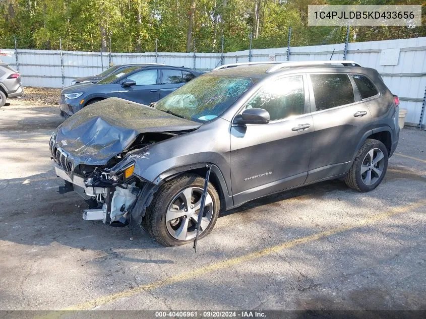 1C4PJLDB5KD433656 2019 Jeep Cherokee Limited Fwd