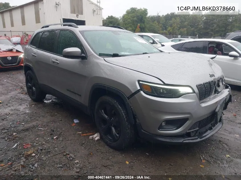 1C4PJMLB6KD378660 2019 Jeep Cherokee Altitude 4X4