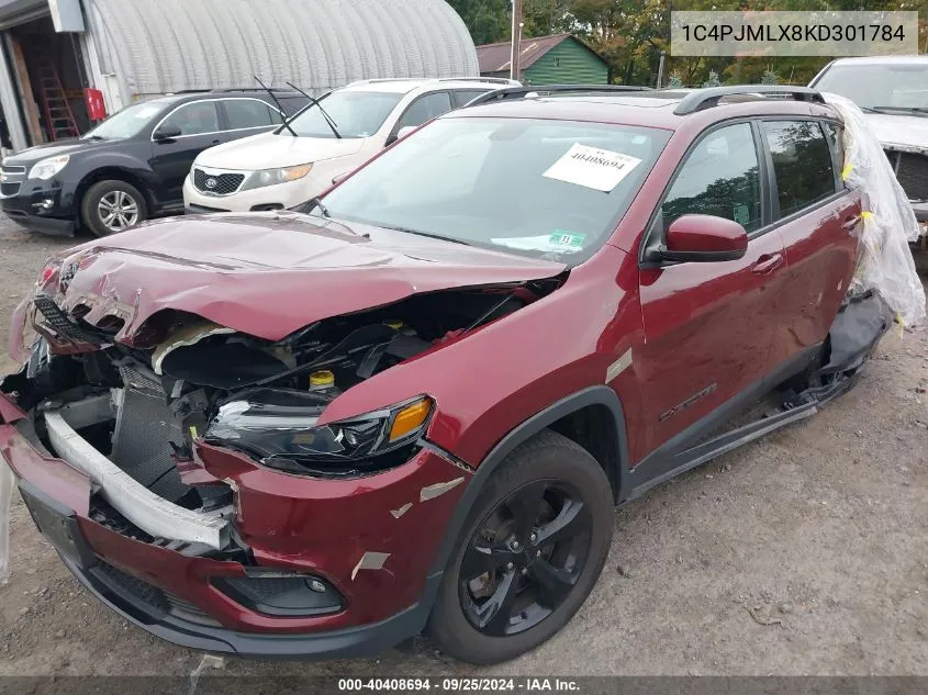 2019 Jeep Cherokee Altitude 4X4 VIN: 1C4PJMLX8KD301784 Lot: 40408694