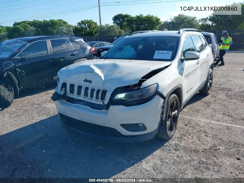 2019 Jeep Cherokee Latitude Plus VIN: 1C4PJLLX1KD300860 Lot: 40408736