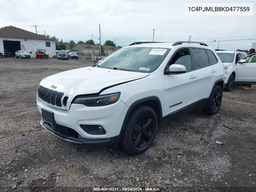 2019 Jeep Cherokee Altitude 4X4 VIN: 1C4PJMLB8KD477559 Lot: 40410231