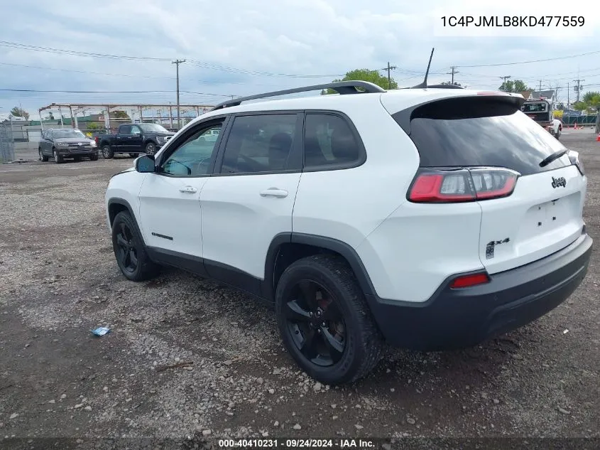 2019 Jeep Cherokee Altitude 4X4 VIN: 1C4PJMLB8KD477559 Lot: 40410231