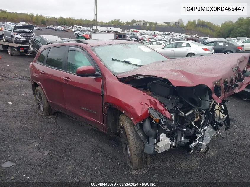 2019 Jeep Cherokee Limited VIN: 1C4PJMDX0KD465447 Lot: 40443879