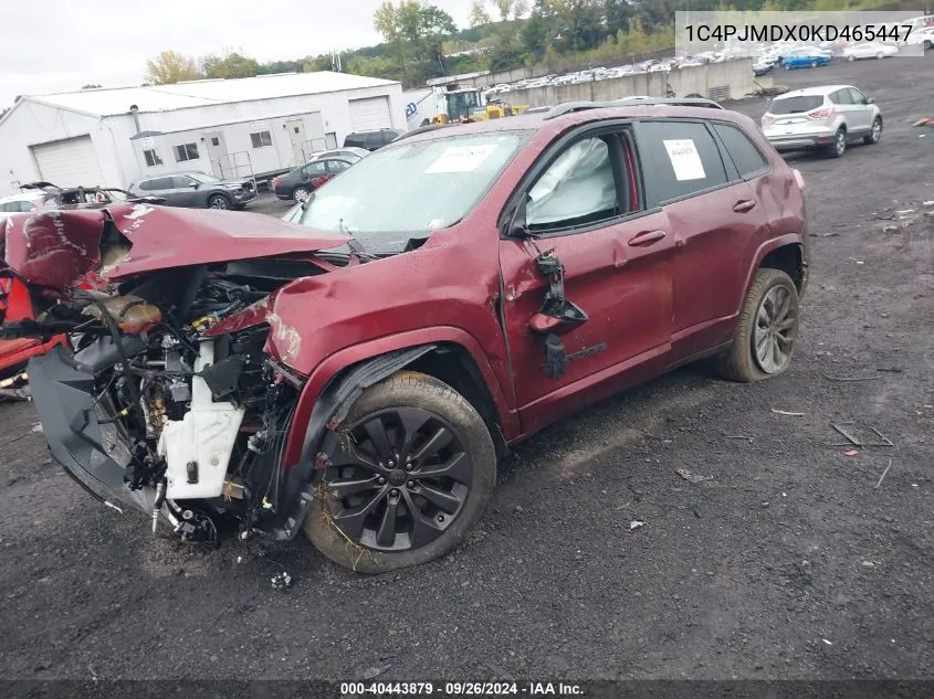 2019 Jeep Cherokee Limited VIN: 1C4PJMDX0KD465447 Lot: 40443879