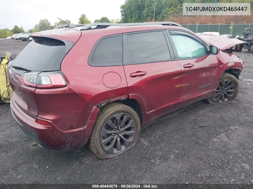 2019 Jeep Cherokee Limited VIN: 1C4PJMDX0KD465447 Lot: 40443879