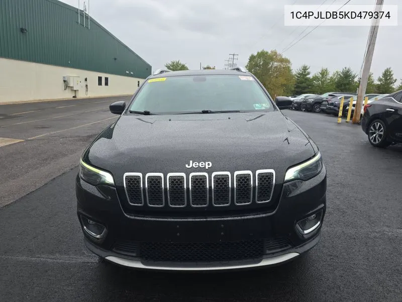 2019 Jeep Cherokee Limited Fwd VIN: 1C4PJLDB5KD479374 Lot: 40447385