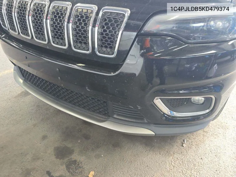 2019 Jeep Cherokee Limited Fwd VIN: 1C4PJLDB5KD479374 Lot: 40447385