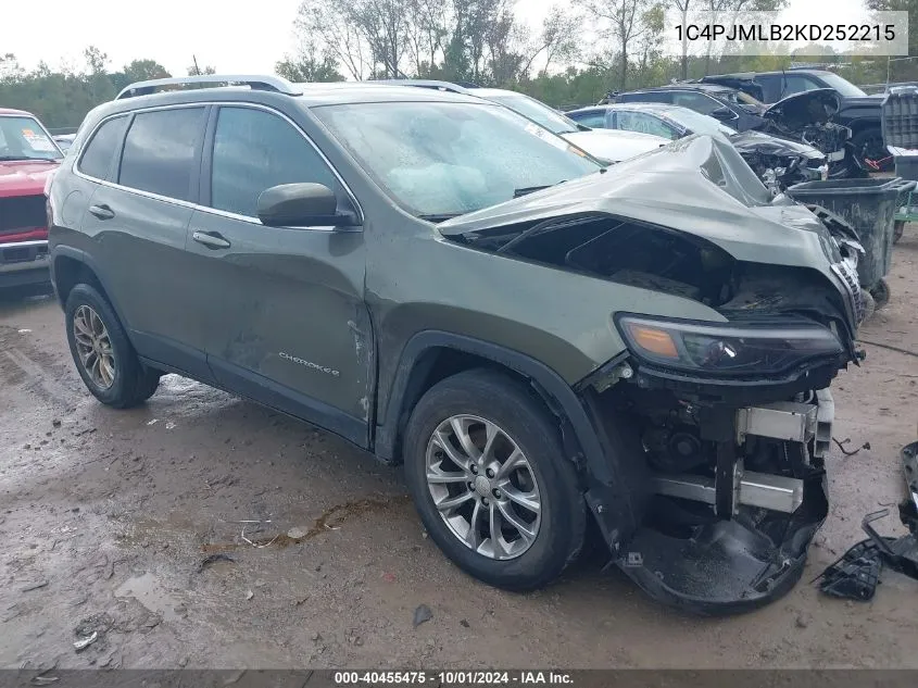 1C4PJMLB2KD252215 2019 Jeep Cherokee Latitude Plus