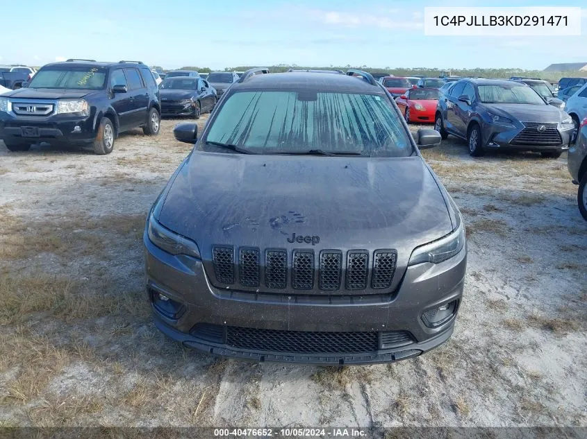 2019 Jeep Cherokee Latitude Plus VIN: 1C4PJLLB3KD291471 Lot: 40476652