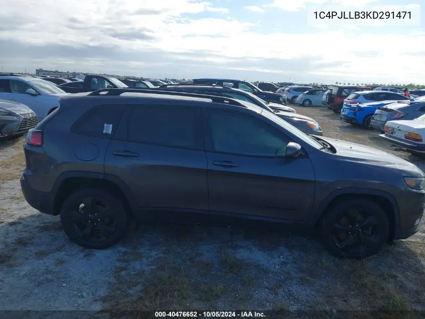 1C4PJLLB3KD291471 2019 Jeep Cherokee Latitude Plus