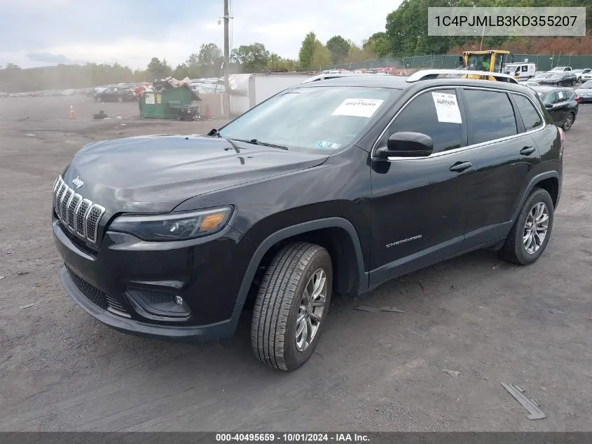 1C4PJMLB3KD355207 2019 Jeep Cherokee Latitude Plus 4X4