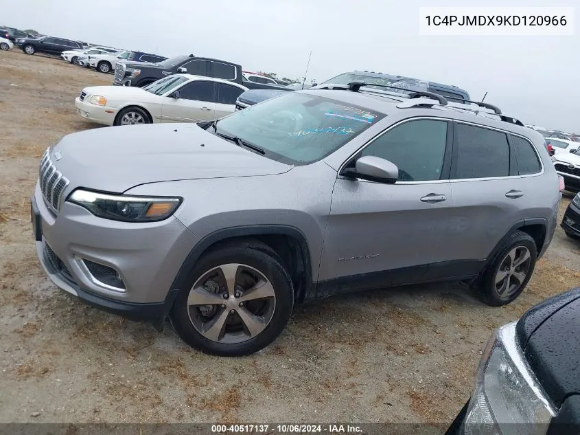 2019 Jeep Cherokee Limited VIN: 1C4PJMDX9KD120966 Lot: 40517137