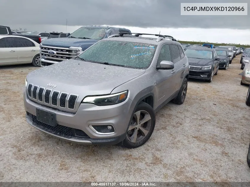 2019 Jeep Cherokee Limited VIN: 1C4PJMDX9KD120966 Lot: 40517137