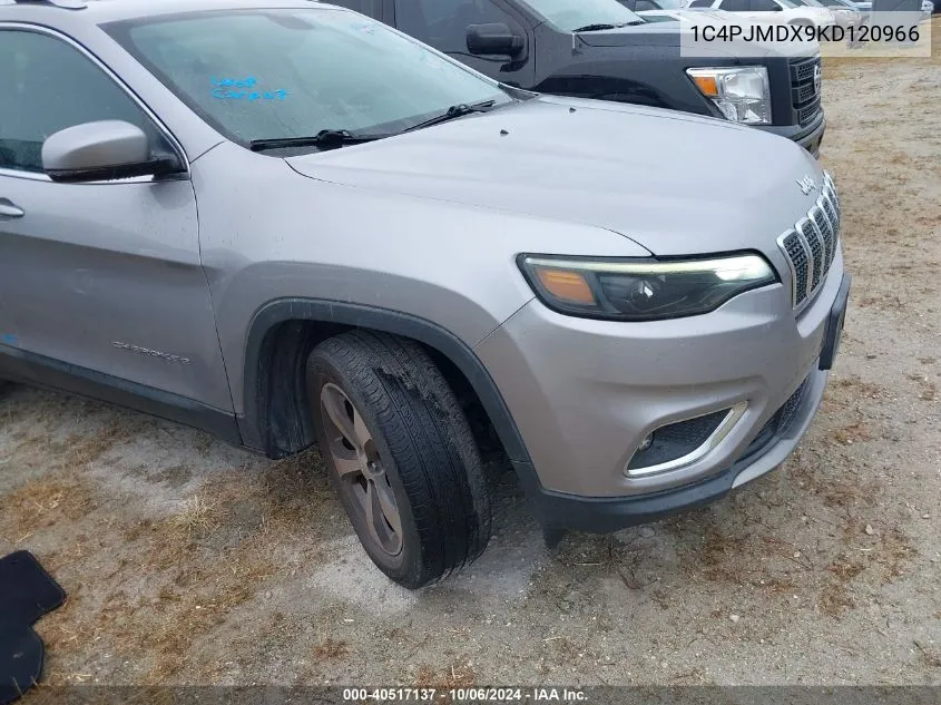 2019 Jeep Cherokee Limited VIN: 1C4PJMDX9KD120966 Lot: 40517137