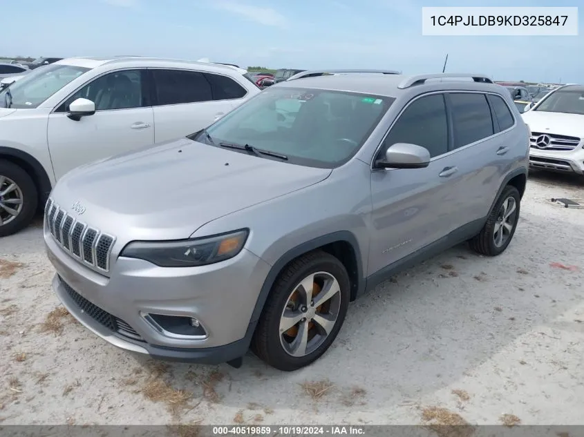 2019 Jeep Cherokee Limited Fwd VIN: 1C4PJLDB9KD325847 Lot: 40519859