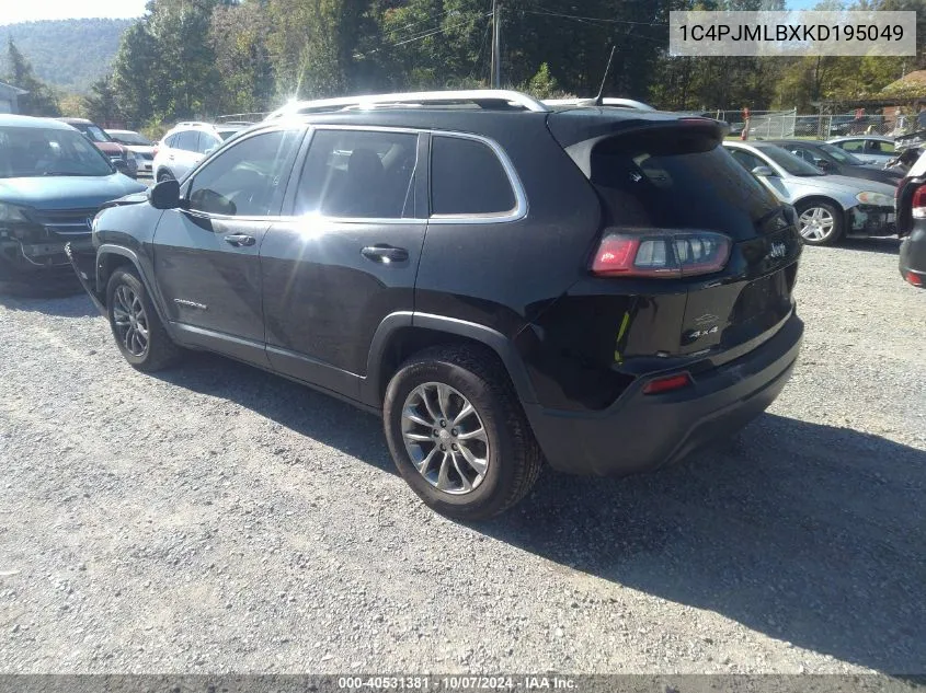 2019 Jeep Cherokee Latitude Plus VIN: 1C4PJMLBXKD195049 Lot: 40531381