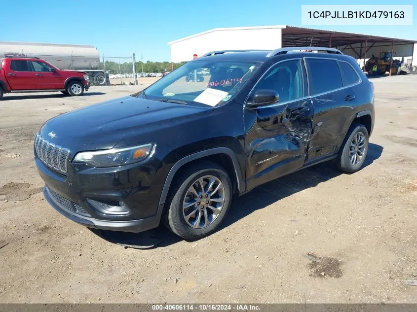 2019 Jeep Cherokee Latitude Plus Fwd VIN: 1C4PJLLB1KD479163 Lot: 40606114