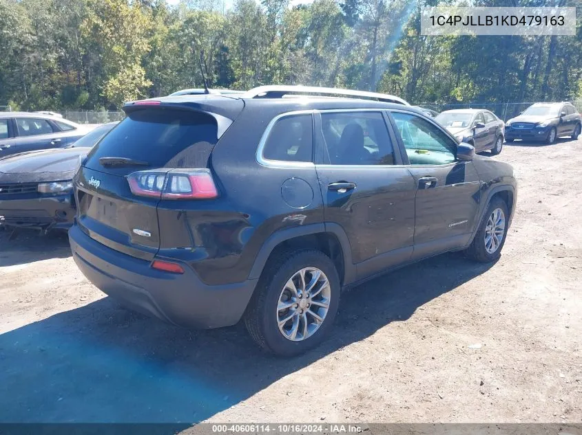 2019 Jeep Cherokee Latitude Plus Fwd VIN: 1C4PJLLB1KD479163 Lot: 40606114